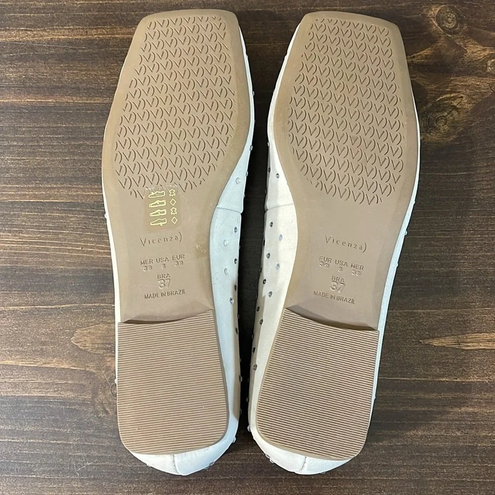 Anthropologie Vicenza Crystal Embellished Ballet Flats Sz. 8 NWOB - Picture 12 of 14